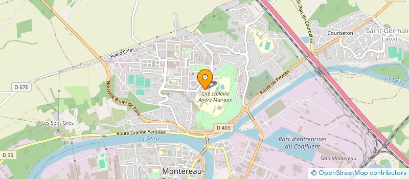 localisation de l'entreprise ACTIONS DE DEVELOPPEMENT DU MILIEU RURAL EN AFRIQUE-ADEMRA  MONTEREAU-FAULT-YONNE