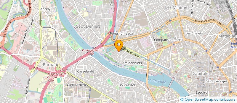 localisation de l'entreprise ACTIONS DE FORMATIONS INDUCTIVES ET PEDAGOGIQUES à TOULOUSE