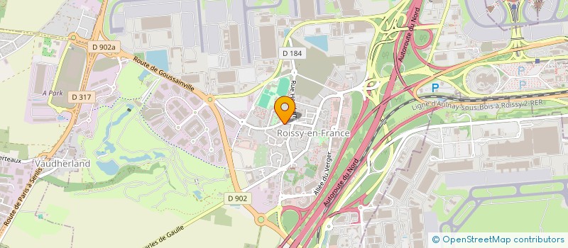 localisation de l'entreprise ACTIONS DEVEL INITIAT FAVEUR DE L'EMPLOI à ROISSY-EN-FRANCE