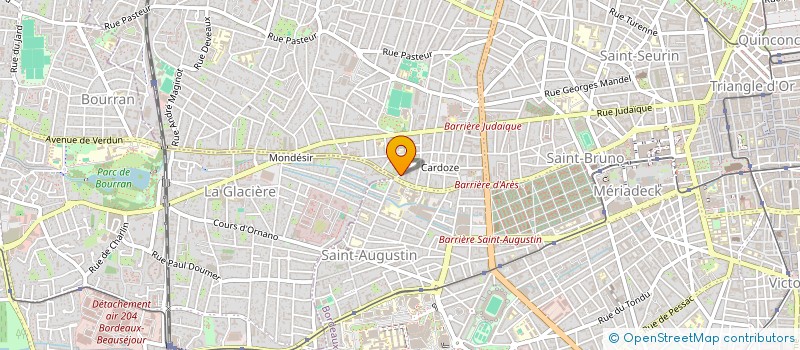 localisation de l'entreprise ACTIONS DEVELOPPEMENT EN SANTE PUBLIQUE  BORDEAUX