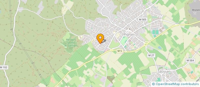 localisation de l'entreprise ACTIONS ECOLOS à PIGNAN