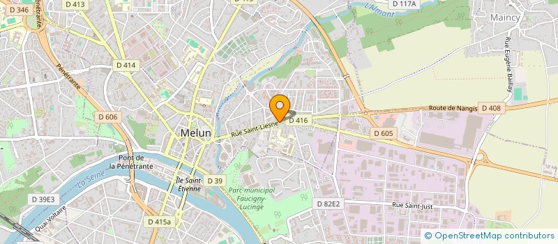 localisation de l'entreprise ACTIONS ENERGIES à MELUN