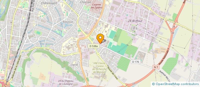 localisation de l'entreprise ACTIONS ENVIRONNEMENTS à VALENCE