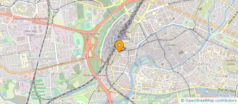localisation de l'entreprise ACTIONS ET CONSEILS D'ENTREPRISES à STRASBOURG