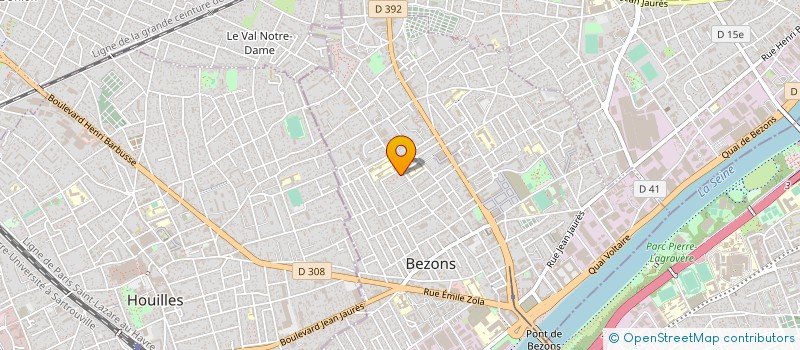 localisation de l'entreprise ACTIONS ET EDITIONS GRAPHIQUES  BEZONS