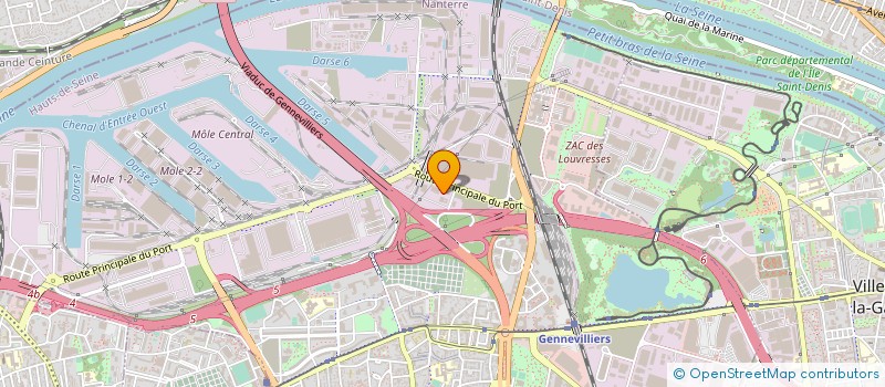 localisation de l'entreprise ACTIONS ET INTERACTIONS à GENNEVILLIERS