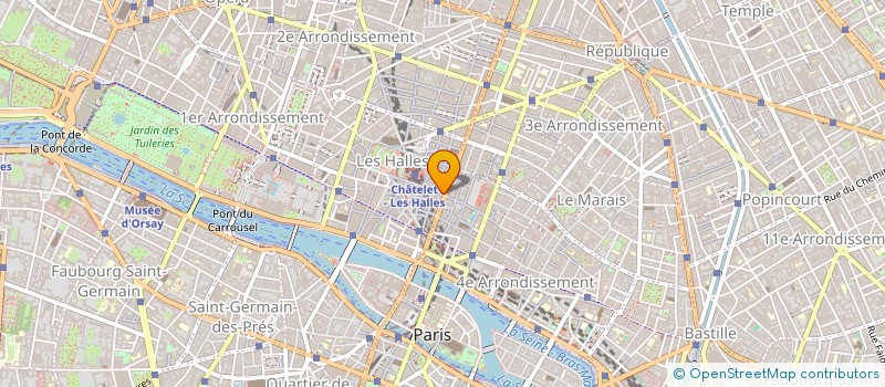 localisation de l'entreprise ACTIONS ET MOYENS POUR L'INFORMATION à PARIS