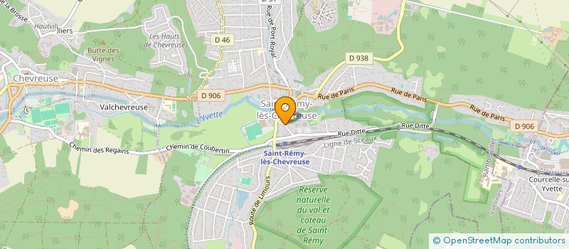 localisation de l'entreprise ACTIONS ET PROSPECTIONS PUBLICITAIRES  SAINT-REMY-LES-CHEVREUSE