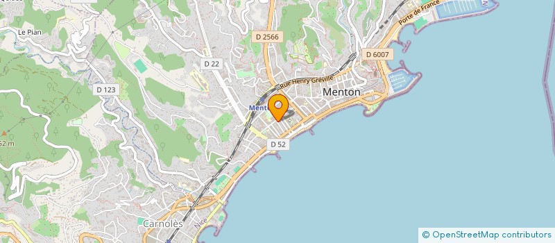 localisation de l'entreprise ACTIONS FRANCE VIETNAM à MENTON