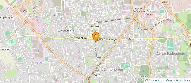 localisation de l'entreprise ACTIONS! GENERATIONS SOLIDAIRES  TOURS