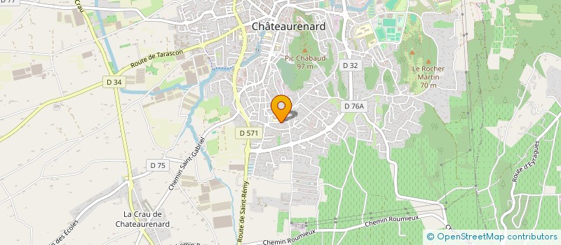 localisation de l'entreprise ACTIONS IMMO à CHATEAURENARD