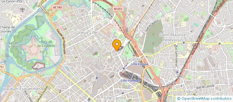 localisation de l'entreprise ACTIONS JEUNESSES à LILLE
