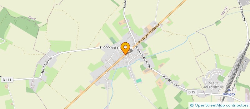 localisation de l'entreprise ACTIONS JEUNESSES LOISIRS CULTURE CITOYENNETE  MARETZ