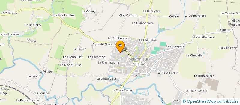localisation de l'entreprise ACTIONS KIETHON  SERVON-SUR-VILAINE