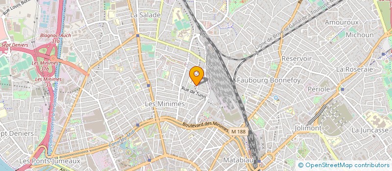 localisation de l'entreprise ACTIONS LOISIRS CURIF à TOULOUSE