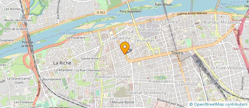 localisation de l'entreprise ACTIONS MEDIAS FRANCOPHONES INTERNATIONAL à TOURS