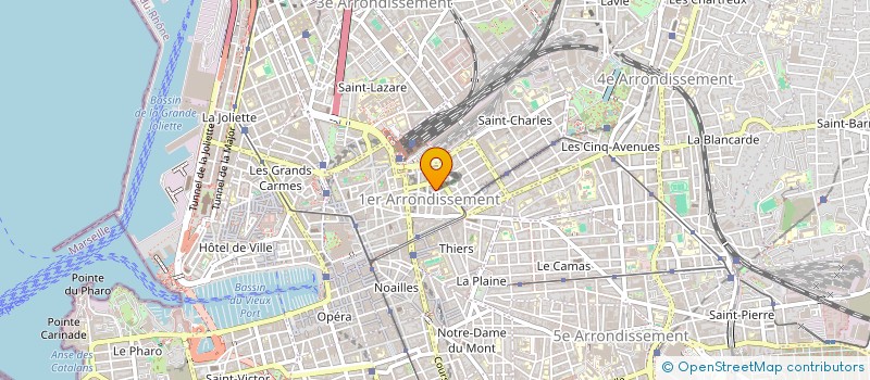 localisation de l'entreprise ACTIONS MISSIONS POUR L INSERTION DES PEUPLES à MARSEILLE