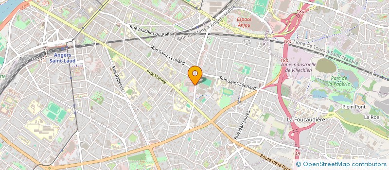 localisation de l'entreprise ACTIONS MUTUALISTES DU CREDIT AGRICOLE à ANGERS