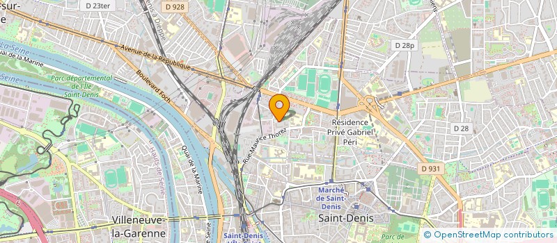 localisation de l'entreprise ACTIONS PARTAGE ET BIEN-ETRE SOCIAL à SAINT-DENIS