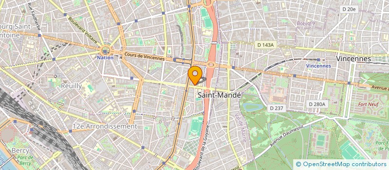 localisation de l'entreprise ACTIONS POUR LA JEUNESSE CONGOLAISE (AJC)  PARIS