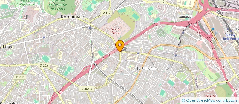localisation de l'entreprise ACTIONS POUR LA RENAISSANCE DE LA GUINEE (A.R.G) à ROMAINVILLE
