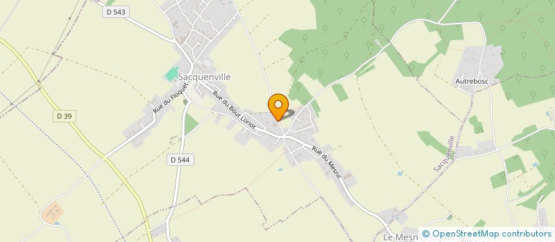 localisation de l'entreprise ACTIONS POUR LES SECOURS  SACQUENVILLE