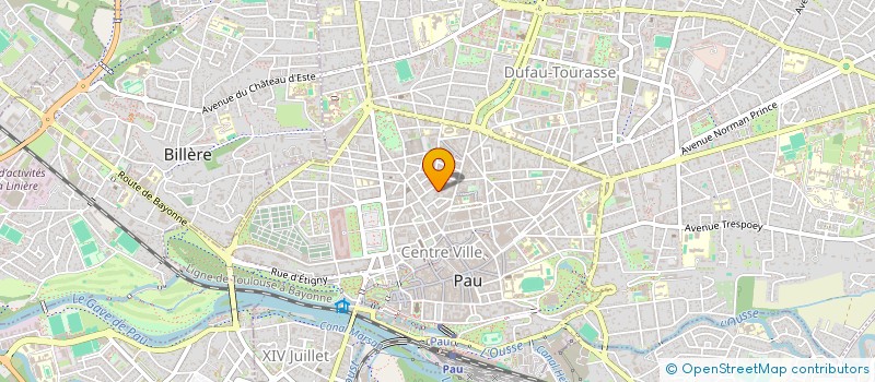 localisation de l'entreprise ACTIONS PREVENTION POLICE 64 à PAU