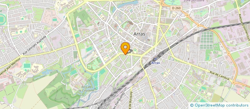 localisation de l'entreprise ACTIONS PSY à ARRAS