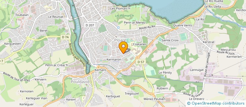 localisation de l'entreprise ACTIONS SERVICES à DOUARNENEZ