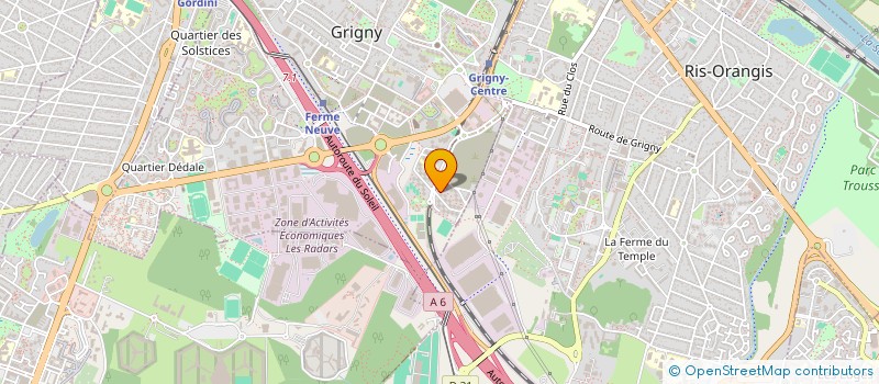 localisation de l'entreprise ACTIONS SERVICES ELECTRIQUES à GRIGNY