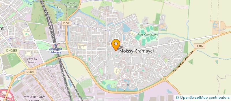localisation de l'entreprise ACTIONS SOLIDAIRES à MOISSY-CRAMAYEL