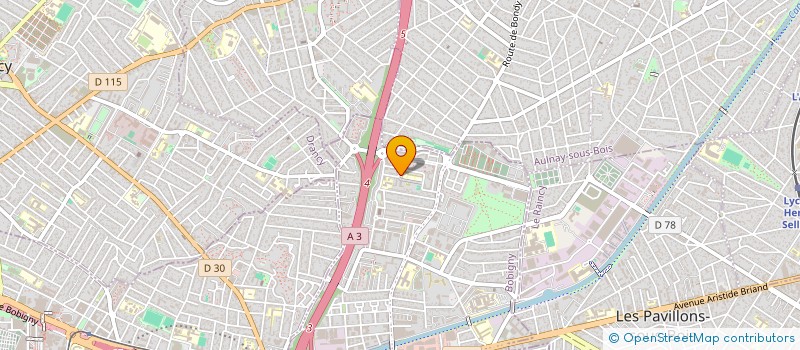 localisation de l'entreprise ACTIONS SOLIDAIRES POUR TOUS à BONDY