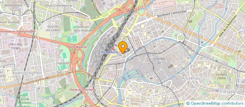 localisation de l'entreprise ACTIONS SOLIDARITE à STRASBOURG