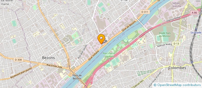 localisation de l'entreprise ACTIONS SYNERGIES REPRISES à BEZONS