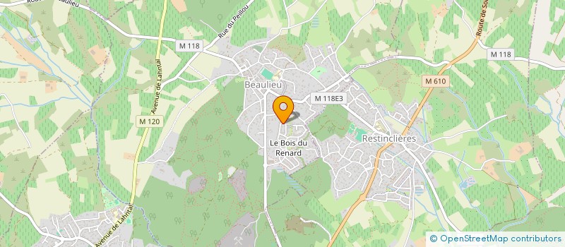 localisation de l'entreprise ACTIONSANTE PSY à BEAULIEU