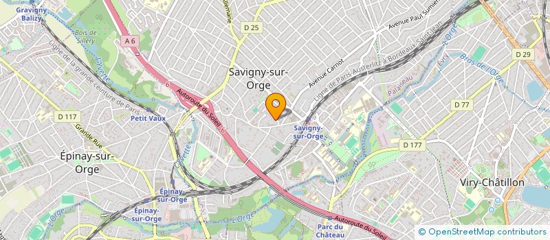 localisation de l'entreprise ACTIONSTRAT CONSEIL  SAVIGNY-SUR-ORGE