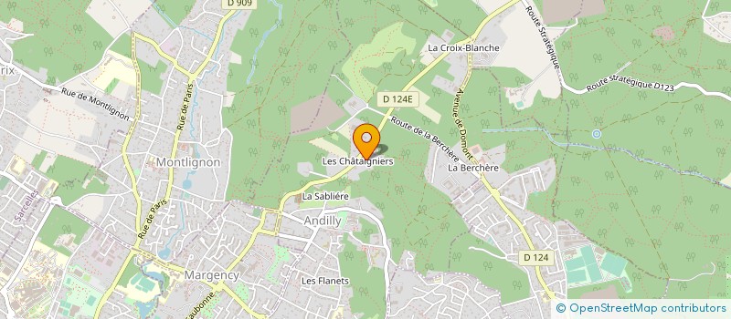 localisation de l'entreprise ACTIPARK GROSLAY  ANDILLY