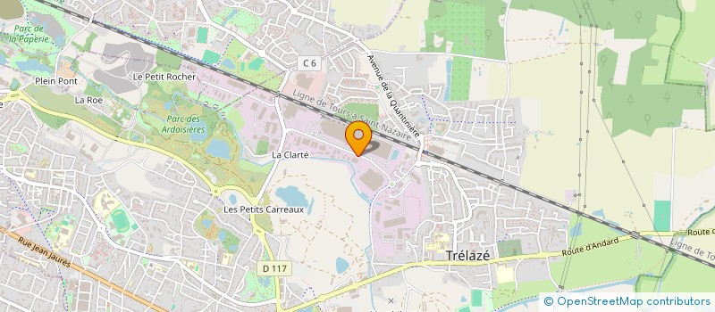 localisation de l'entreprise ACTIPLIA  TRELAZE
