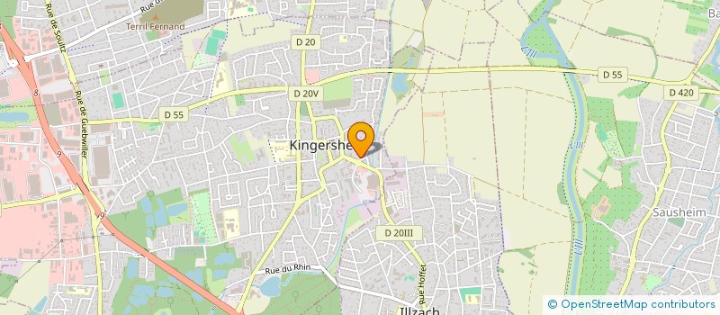 localisation de l'entreprise ACTIPLUS  KINGERSHEIM