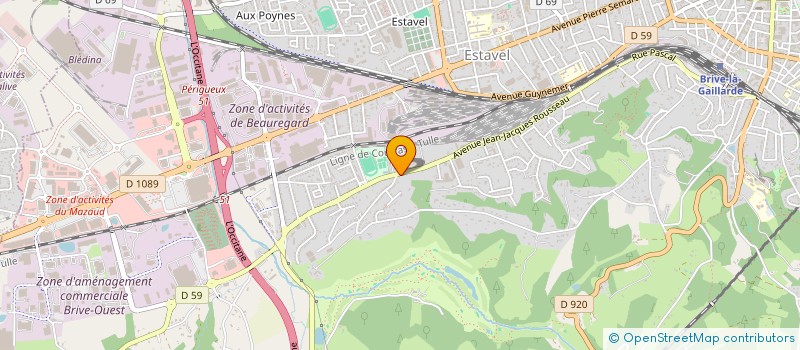 localisation de l'entreprise ACTIPLUS  BRIVE-LA-GAILLARDE