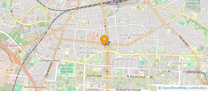 localisation de l'entreprise ACTIPOLE BATIMENT F  RENNES
