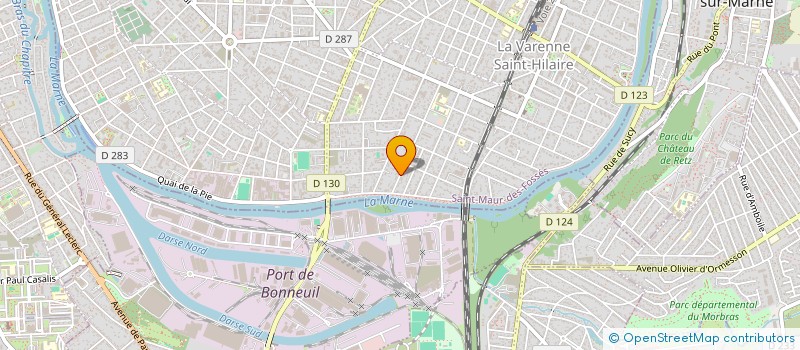 localisation de l'entreprise ACTIPOSE MENUISERIE à SAINT-MAUR-DES-FOSSES