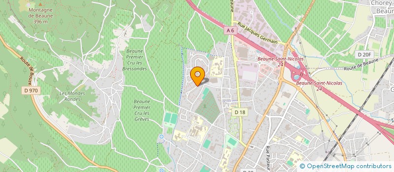 localisation de l'entreprise ACTIREBAT à BEAUNE