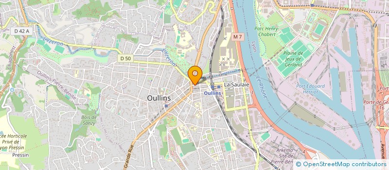 localisation de l'entreprise ACTIRENOV  OULLINS-PIERRE-BENITE