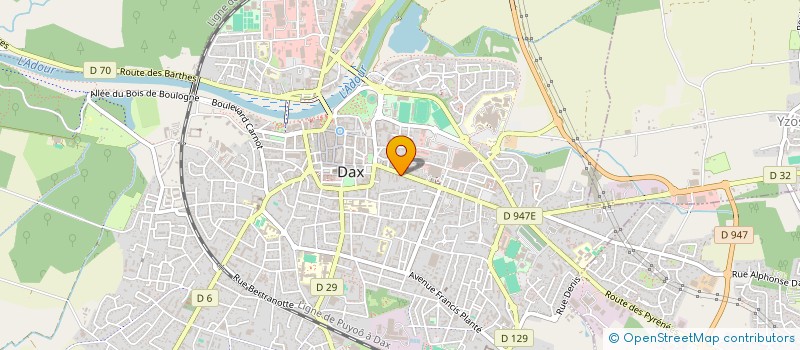 localisation de l'entreprise ACTIS  DAX