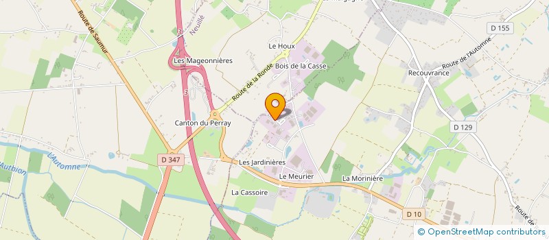 localisation de l'entreprise ACTIS à ALLONNES