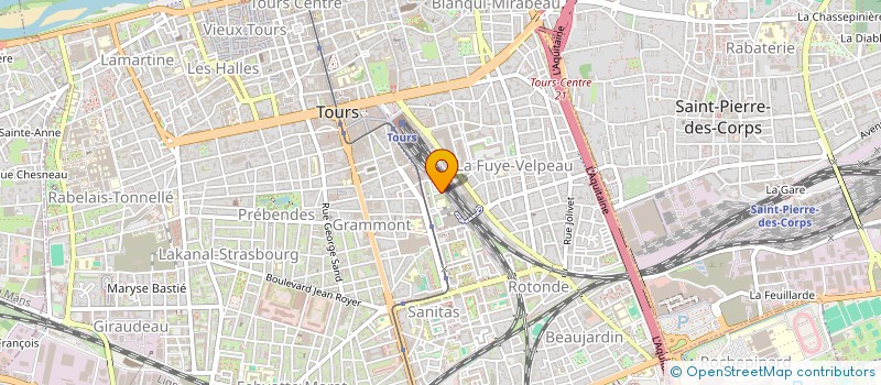 localisation de l'entreprise ACTIS  TOURS