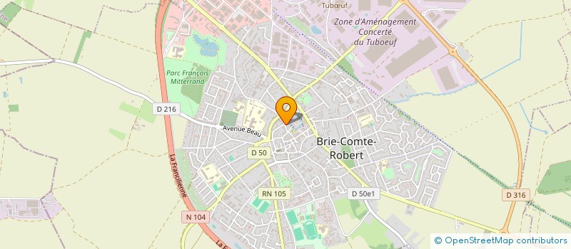 localisation de l'entreprise ACTIS à BRIE-COMTE-ROBERT