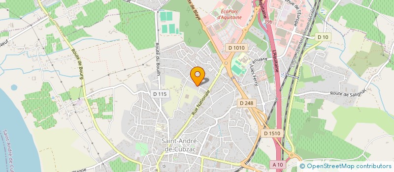 localisation de l'entreprise ACTIS à SAINT-ANDRE-DE-CUBZAC