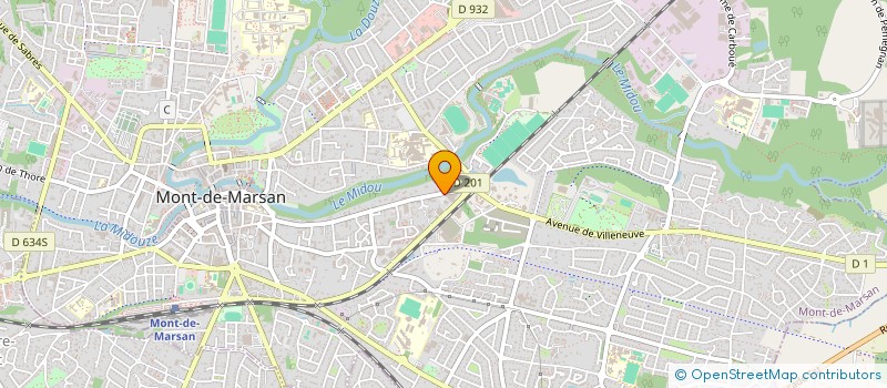 localisation de l'entreprise ACTIS  MONT-DE-MARSAN